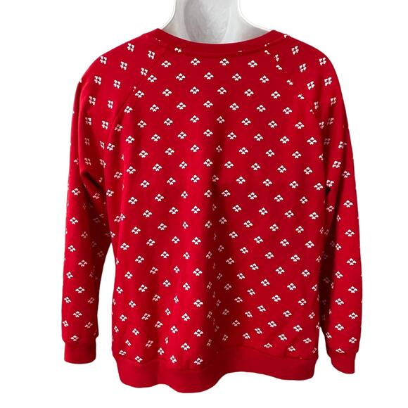 Freeze ON THE NAUGHTY LIST Light Up Ugly Christmas Sweatshirt Size XL - Picture 3 of 5